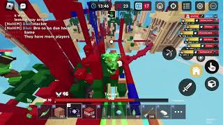 Roblox Bedwars Best Aery Strat In 30v30 [upl. by Nylesaj]