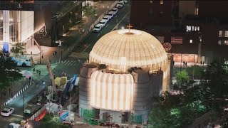 Greek Orthodox church reopens after being destroyed on 911 [upl. by Cassilda205]