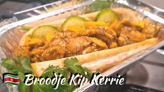 🇸🇷 Surinaamse broodje kip kerrie receptSurinamese Chicken Curry recipe [upl. by Yelhsa]