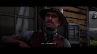 Josiah Trelawny RDR2 ONLINE 1st Stranger Mission cutscene [upl. by Arutek]