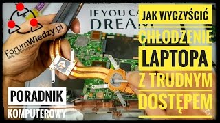 Wymiana Pasty Termoprzewodzącej w Laptopie  Jak Wyczyścić laptopa z Kurzu  ForumWiedzy [upl. by Rangel904]