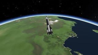 German Style ICBM V2 Rocket  KSP [upl. by Orran]