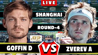 A Zverev vs D Goffin • Shanghai Masters ATP 1000 2024 Round 4 Zverev Goffin tennis ATP [upl. by Rhona737]