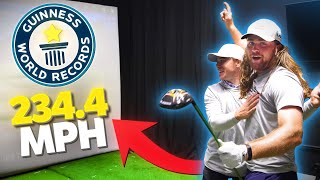 1 Long Driver Breaks The World Record Ball Speed  Good Good [upl. by Nilknarf929]