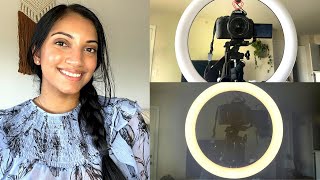 Affordable Ring Light  Amazon Sensyne Ring Light Review  AmandaSushma [upl. by Nylkaj]