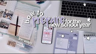 How To Prepare for the New School Year ☆ Back To School Tips [upl. by Ellora]