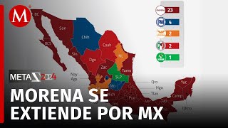 Así se pintó el mapa político de México tras las elecciones de 2024 [upl. by Godric754]