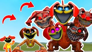 EVOLUTION OF NEW HYDRA DOGDAY SMILING CRITTERS POPPY PLAYTIME 3 In Garrys Mod [upl. by Arved363]