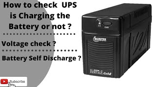 how to diagnose ups charging the battery or not   how to find pc ups battery self discharges [upl. by Mcafee]