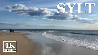 Pfingsten 2023 am Strand von Westerland Sylt 🇩🇪 4K ultra HD virtual walking Deutschland [upl. by Flavius]