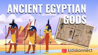 Ancient Egyptian Gods and Goddesses  Facts For Kids [upl. by Kcerred710]