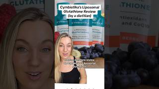 Cymbiotika Liposomal Glutathione Review by a dietitian glutathione gsh [upl. by Lrub]