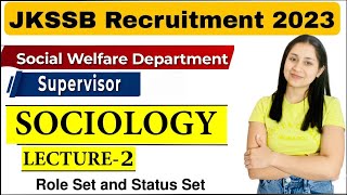 JKSSB Supervisor Syllabus 2023  JKSSB Sociology Unit 1  Lecture 2 of Sociology [upl. by Ahidam553]