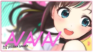 Kizuna AI  AIAIAI feat 中田ヤスタカ【Official Music Video】 [upl. by Nylhtac306]