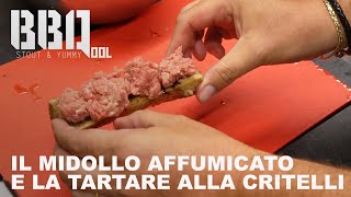 La tartare di manzo e il midollo affumicato Un connubio da urlo [upl. by Nyret]