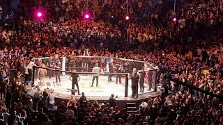 Paddy The Baddy vs Kazula Vargas at UFC London 2022 Fan Cam British crowd goes WILD [upl. by Mossolb]