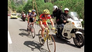 GIRO DITALIA 98 LA CRONO DI NIZZA TAPPA E PRIMA MAGLIA ROSA PER ALEX ZULLE  EDO VINCE A IMPERIA [upl. by Lorita631]