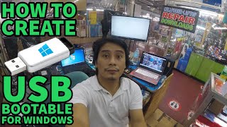 Easy and fast way to create Windows 10 USB bootable by Whatsupbob [upl. by Anawahs]