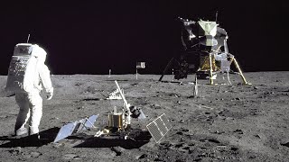 Restored Apollo 11 Moonwalk  Original NASA EVA Mission Video  Walking on the Moon [upl. by Atisor]