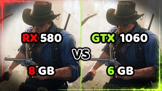 RX 580 8GB vs GTX 1060 6GB  Test in Top 10 Games  2023 [upl. by Georas]