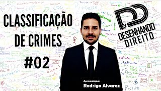 Direito Penal  Classificação de Crimes 02 [upl. by Soph393]