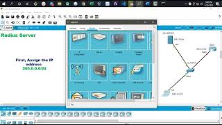 Radius Server AAA Local and Server based Authentication Configuration with packet Tracer [upl. by Tebasile]