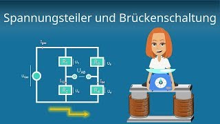 Brückenschaltung Wheatstone Brücke und Spannungsteiler berechnen [upl. by Cyndy626]