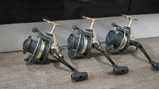 DAIWA EMBLEM S 5000T CARP OLD SCHOOL FISHING REELS [upl. by Suinuj]