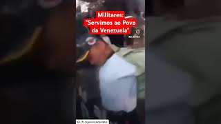 Urgente Militares em apoio a população da Venezuela Tiram a Farda [upl. by Meras379]