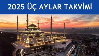 2025 Yılı Üç Aylar Takvimi [upl. by Hillard]