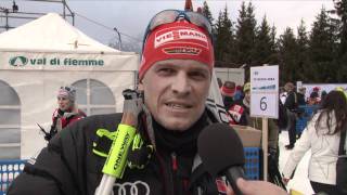 Tour de Ski 2012 Interview Tobias Angerer [upl. by Rotberg716]