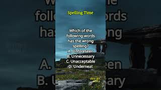 Spelling Time 369 spelling englishlearning englishvocabulary questions quiz [upl. by Louise]