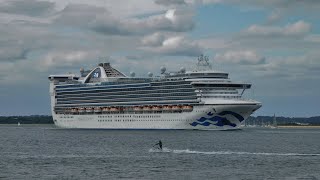 quotCaribbean Princessquot departs from Southampton  30062024 [upl. by Enrahs893]