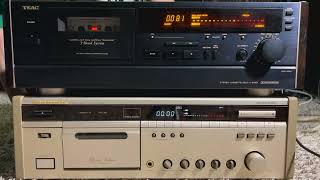 TEAC V9000 vs MARANTZ SD66SE Cassette Deck [upl. by Atirres]