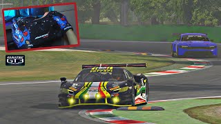 iRacing  Ferrari 296 GT3  Monza  Fanatec Wheel amp Pedal Cam [upl. by Phene447]