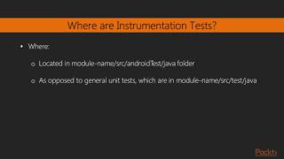 TestDriven Android  Android Instrumentation Test  packtpubcom [upl. by Patman167]