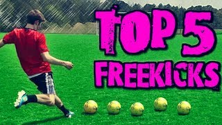 TOP 5 Free Kicks of the WEEK 12 ⚽ 2012 by f247 [upl. by Krakow551]