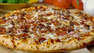 MrJimsPizza Meat Eaters Pizza 15 Off Entire Order [upl. by Arak]