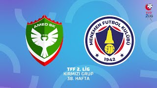 TFF 2 Lig Kırmızı Grup  Amed Sportif Faaliyetler  Menemen Futbol Kulübü [upl. by Olatha]