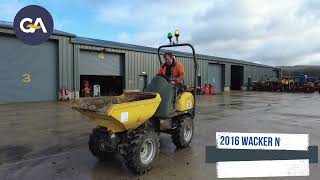 2016 WACKER NEUSON 1T HI TIP DUMPER [upl. by Rebeka]