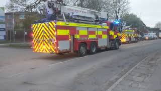 Northants Fire and Rescue Service Make Pumps 3 Incident On Scene [upl. by Eninotna]