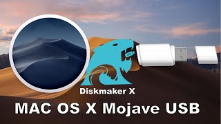 Create a Bootable Install usb Mac OS X Mojave 1014 Diskmaker X [upl. by Anyk]