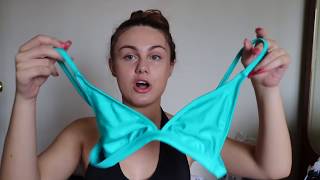 Itty Bitty Fashion Nova Bikini TRYON Haul [upl. by Ecinue943]