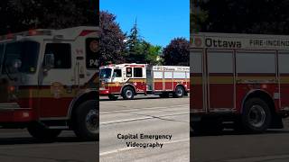 Ottawa Fire Services P41 DC40 [upl. by Ymma984]