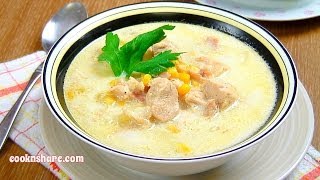 Chicken Corn Chowder Soup [upl. by Devinna966]