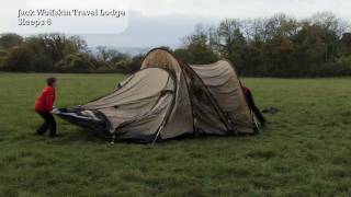 Jack Wolfskin Travel Lodge  Tent Pitching Video [upl. by Leahicm]