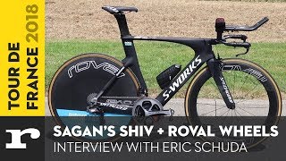 Specializeds Eric Shuda talks Sagans Shiv and Roval wheels [upl. by Susy]