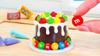 Amazing Chocolate Cake Decorations with MampMs Easy and Delicious  Mini Princess Cake [upl. by Armilda]