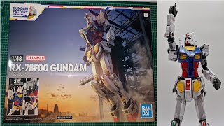 148 Megasize RX78F00 Gundam  Timelapse Snap Build [upl. by Benny]