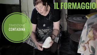 Tradizione contadina preparazione del formaggio Intervista ad Angela [upl. by Anivad]